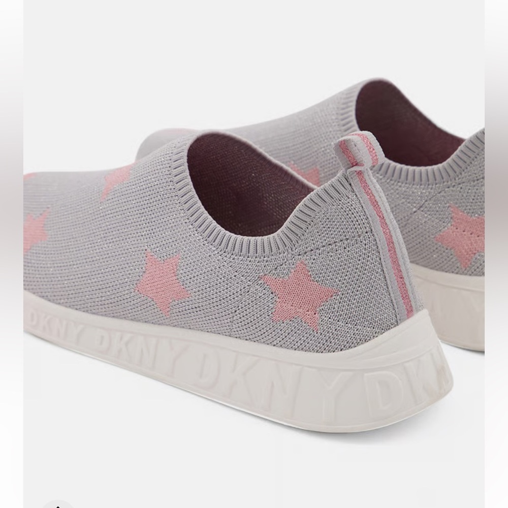 DKNY Girls Allie Star Round Toe Slip On Sneaker Shoes Size US 5 (women 7) NIB - Picture 5 of 10